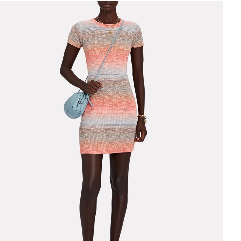 Intermix Jace Rib Knit Mini Dress